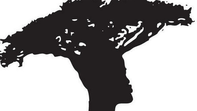 A silhouette of a head which turns into a large branching tree at the crown.