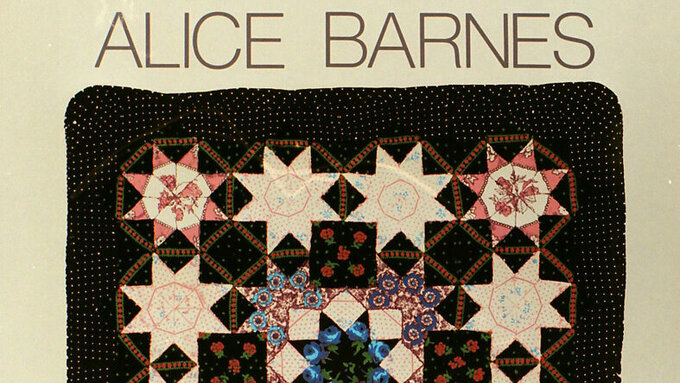 A decorative geometric rug