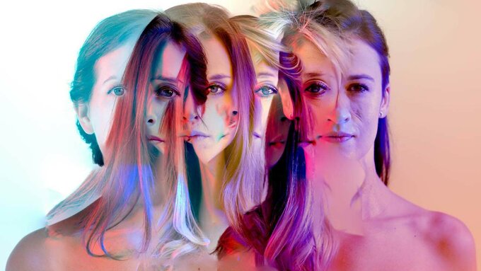 Picture of Kinnaris Quintet faces superimposed on each other