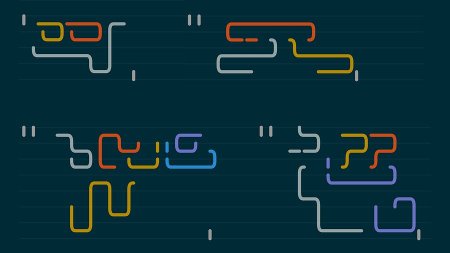 A Fibonacci program in the Rivulet language.
