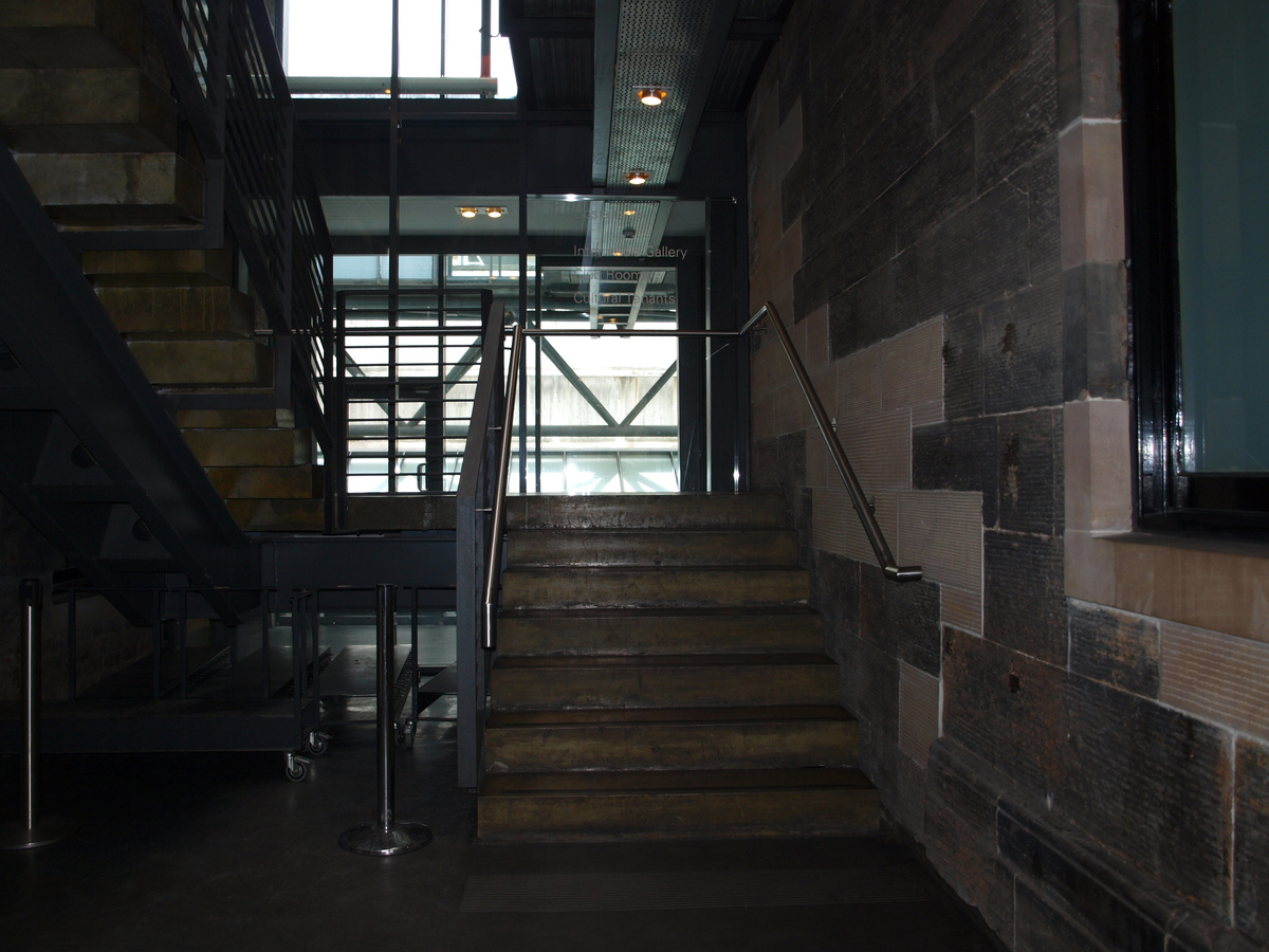 Photograph of the CCA stairwell from the First Floor