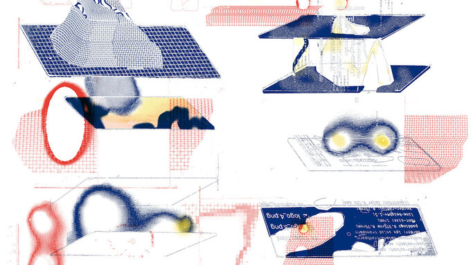 An abstract pattern.